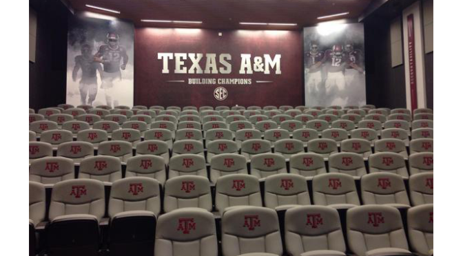 VIDEO: Texas A&M’s New Football Locker Room Will Blow Your Mind